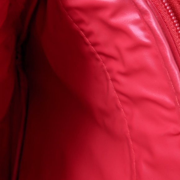 Vintage Y2K Vegan Vacation or Valentine's Purse. 10" x 8" w 10" straps. HP! - Picture 13 of 14